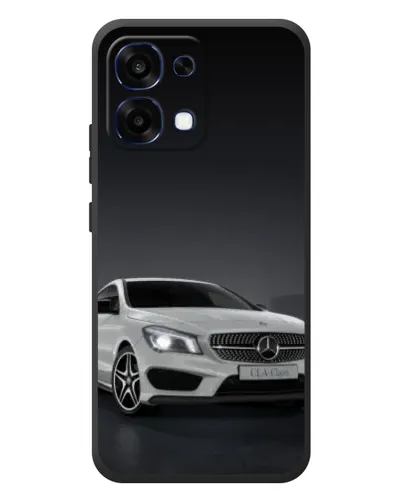 Чехол для OPPO A6 Pro с картинкой «Mercedes AMG GT Silver»