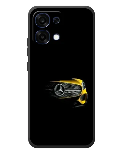 Чехол для OPPO A6 Pro с картинкой «Mercedes — ретро стиль»