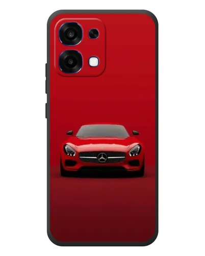 Чехол для OPPO A6 Pro с картинкой «Красный Mercedes AMG»