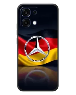 Чехол для OPPO A6 Pro с картинкой «Mercedes — флаг Германии» Чехол для OPPO A6 Pro с картинкой «Mercedes — флаг Германии»