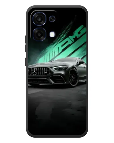 Чехол для OPPO A6 Pro с картинкой «Темный Mercedes AMG»