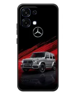 Чехол для OPPO A6 Pro с картинкой «Mercedes G-Class красный» Чехол для OPPO A6 Pro с картинкой «Mercedes G-Class красный»