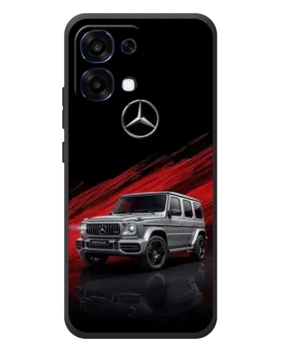 Чехол для OPPO A6 Pro с картинкой «Mercedes G-Class красный»