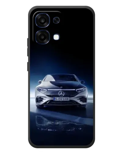 Чехол для OPPO A6 Pro с картинкой «Ночной Mercedes EQ»
