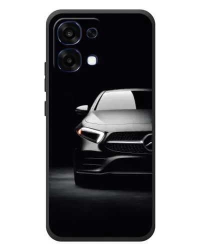 Чехол для OPPO A6 Pro с картинкой «Свет фар Mercedes»