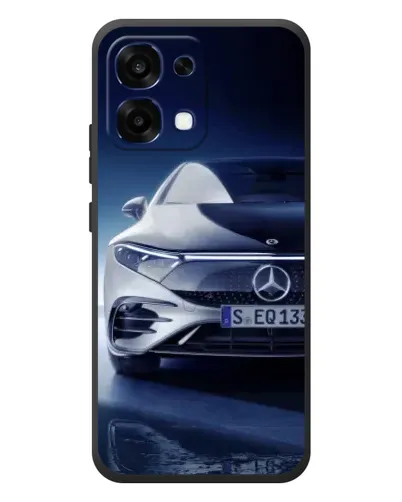 Чехол для OPPO A6 Pro с картинкой «Mercedes EQ — будущее»