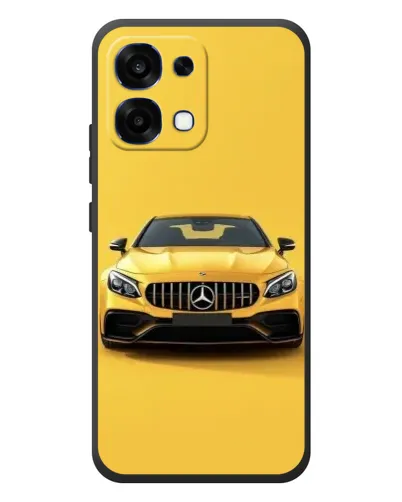 Чехол для OPPO A6 Pro с картинкой «Желтый Mercedes GT»