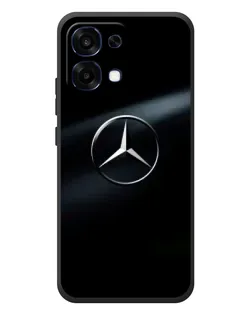 Чехол для OPPO A6 Pro с картинкой «Mercedes на металле» Чехол для OPPO A6 Pro с картинкой «Mercedes на металле»