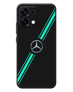Чехол для OPPO A6 Pro с картинкой «Спортивные линии Mercedes» Чехол для OPPO A6 Pro с картинкой «Спортивные линии Mercedes»