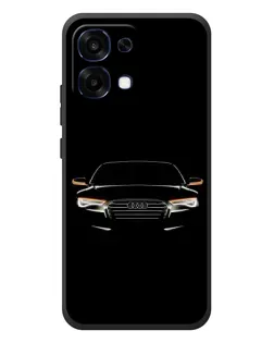 Чехол для OPPO A6 Pro с картинкой «Audi — ночной контур»