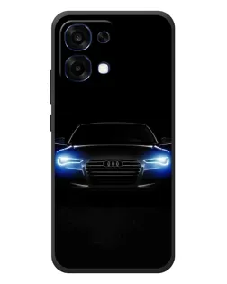 Чехол для OPPO A6 Pro с картинкой «Audi в неоне»