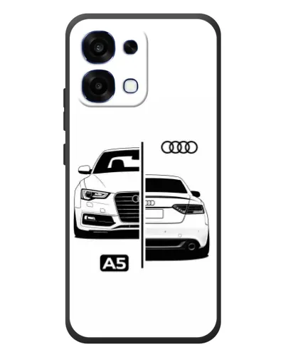 Чехол для OPPO A6 Pro с картинкой «Audi — контрастный дизайн» Чехол для OPPO A6 Pro с картинкой «Audi — контрастный дизайн»