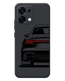 Чехол для OPPO A6 Pro с картинкой «Задняя часть Audi — арт»