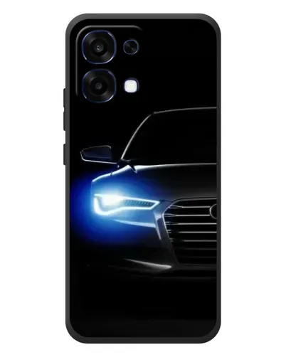 Чехол для OPPO A6 Pro с картинкой «Неоновый взгляд Audi» Чехол для OPPO A6 Pro с картинкой «Неоновый взгляд Audi»