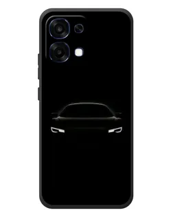 Чехол для OPPO A6 Pro с картинкой «Взгляд Audi в темноте»