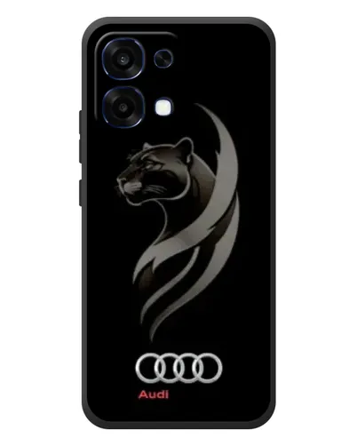 Чехол для OPPO A6 Pro с картинкой «Графика — пантера и Audi» Чехол для OPPO A6 Pro с картинкой «Графика — пантера и Audi»