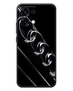 Чехол для OPPO A6 Pro с картинкой «Audi — абстрактные кольца»