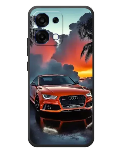 Чехол для OPPO A6 Pro с картинкой «Audi — закат» Чехол для OPPO A6 Pro с картинкой «Audi — закат»