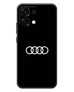 Чехол для OPPO A6 Pro с картинкой «Audi White Logo»
