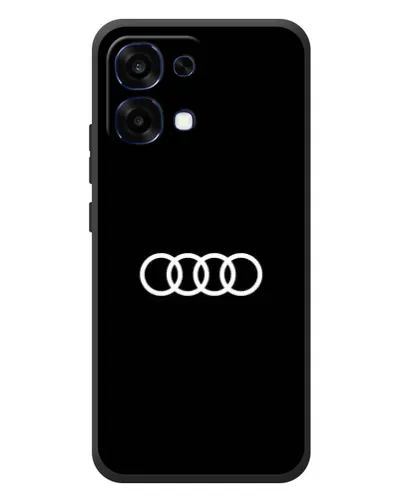 Чехол для OPPO A6 Pro с картинкой «Audi White Logo» Чехол для OPPO A6 Pro с картинкой «Audi White Logo»