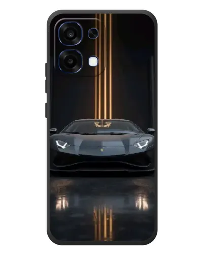 Чехол для OPPO A6 Pro с картинкой «Lamborghini золотые линии» Чехол для OPPO A6 Pro с картинкой «Lamborghini золотые линии»