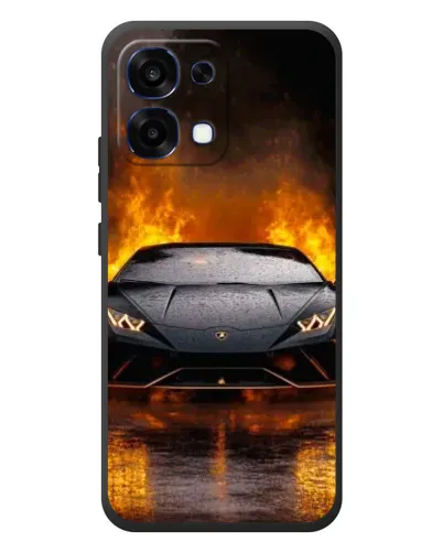Чехол для OPPO A6 Pro с картинкой «Lamborghini в огне» Чехол для OPPO A6 Pro с картинкой «Lamborghini в огне»