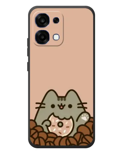 Чехол для OPPO A6 Pro с картинкой «Кофейный Пушин»