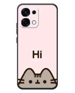 Чехол для OPPO A6 Pro с картинкой «Пушин говорит Hi»