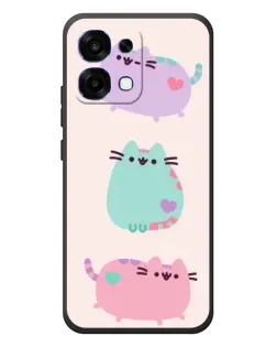 Чехол для OPPO A6 Pro с картинкой «Pusheen трио»