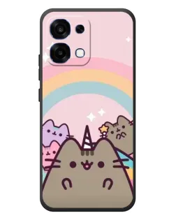 Чехол для OPPO A6 Pro с картинкой «Единорог Pusheen»
