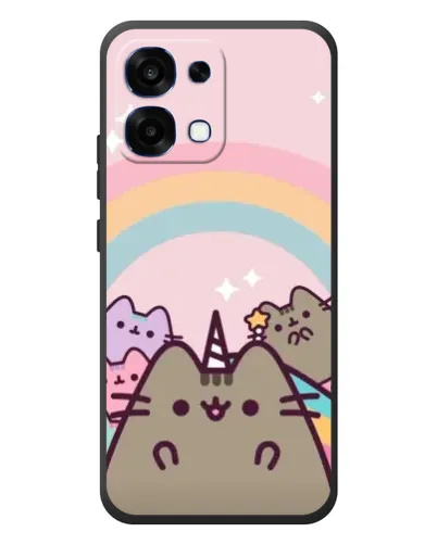 Чехол для OPPO A6 Pro с картинкой «Единорог Pusheen»