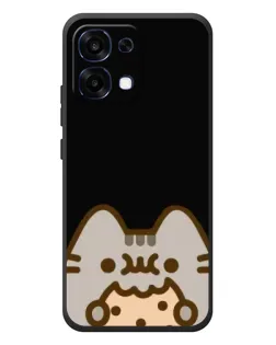 Чехол для OPPO A6 Pro с картинкой «Пушин на черном»