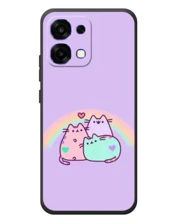 Чехол для OPPO A6 Pro с картинкой «Радужные Пушины»