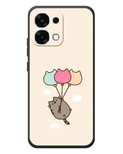 Чехол для OPPO A6 Pro с картинкой «Пушин на шариках»