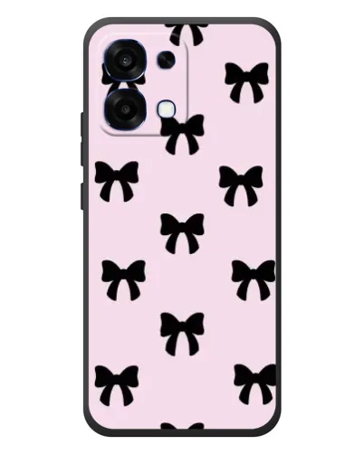 Чохол для OPPO A6 Pro з картинкою «Чорні банти Coquette» Чохол для OPPO A6 Pro з картинкою «Чорні банти Coquette»