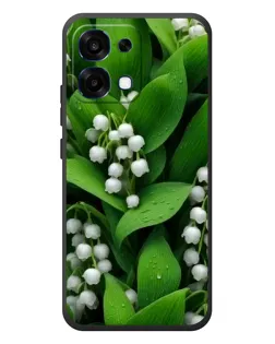 Чехол для OPPO A6 Pro с картинкой «Ландыши в зелени»