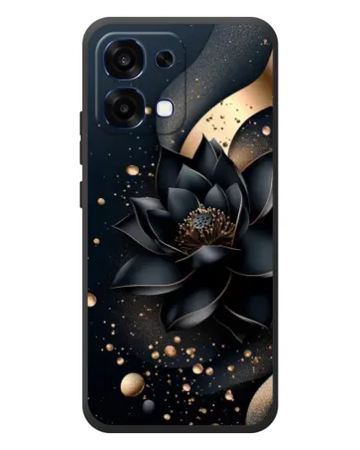 Чехол для OPPO A6 Pro с картинкой «Черный лотос» Чехол для OPPO A6 Pro с картинкой «Черный лотос»