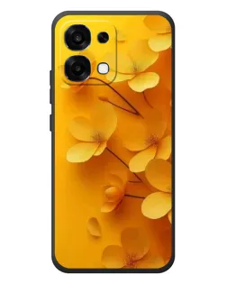Чехол для OPPO A6 Pro с картинкой «Золотые лепестки»