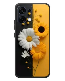 Чехол для OPPO A6 Pro с картинкой «Подсолнух и ромашка»