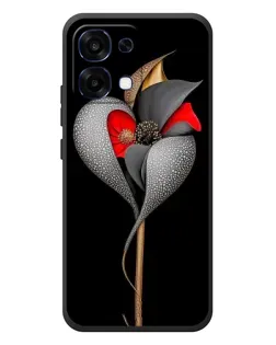 Чехол для OPPO A6 Pro с картинкой «Серебряный фантазийный цветок»