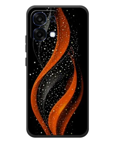 Чехол для OPPO A6 Pro с картинкой «Огненная звездная волна»