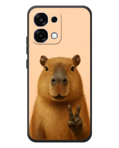 Чехол для OPPO A6 Pro с картинкой «Капибара виктория»