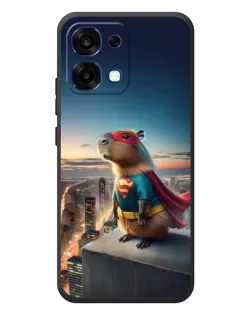 Чехол для OPPO A6 Pro с картинкой «Капи-мен супергерой» Чехол для OPPO A6 Pro с картинкой «Капи-мен супергерой»