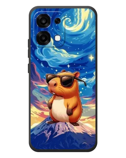 Чехол для OPPO A6 Pro с картинкой «Капибара Ван Гога»