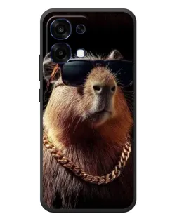Чехол для OPPO A6 Pro с картинкой «Капибара золотая цепь» Чехол для OPPO A6 Pro с картинкой «Капибара золотая цепь»