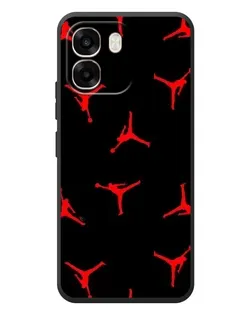 Чохол для OPPO A6 з картинкою «Jordan Red Pattern»
