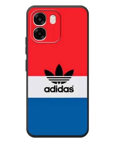 Чохол для OPPO A6 з картинкою «Ретро блоки Adidas»