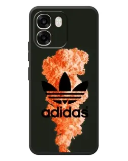 Чохол для OPPO A6 з картинкою «Помаранчевий дим Adidas»