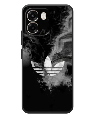 Чохол для OPPO A6 з картинкою «Абстрактний дим Adidas»