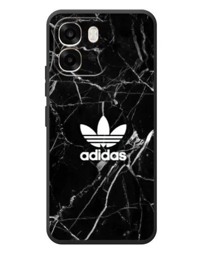 Чохол для OPPO A6 з картинкою «Білий мармур Adidas»